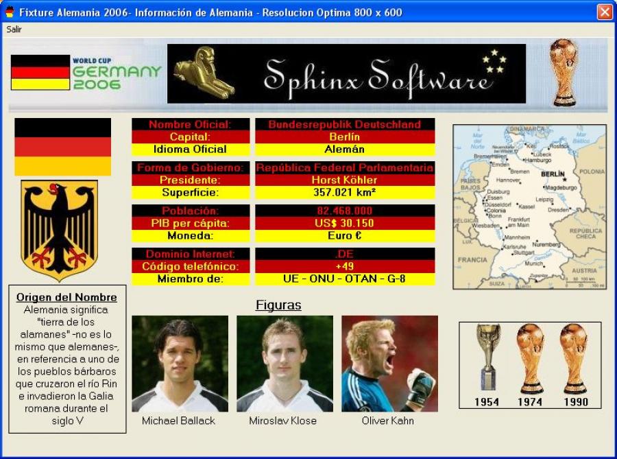 Fixture Alemania 2006