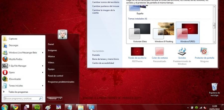 Windows 7 RED Theme