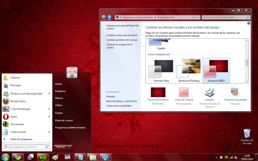 Windows 7 RED Theme