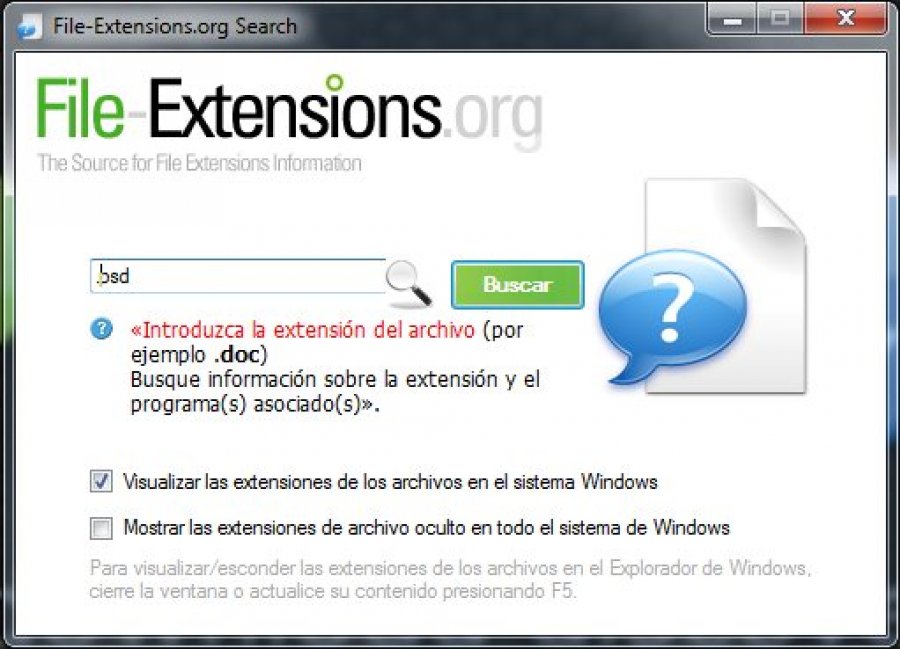 File-Extensions.org Search