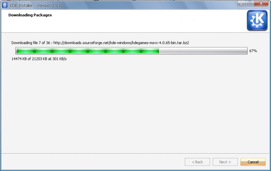 KDE Windows Installer