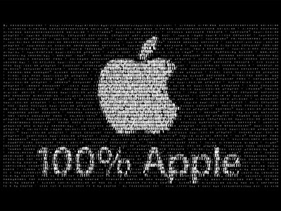 Fototexto Apple Logo Wallpaper