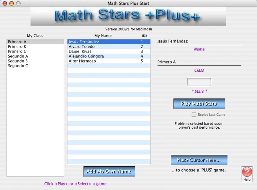 Math Stars Plus