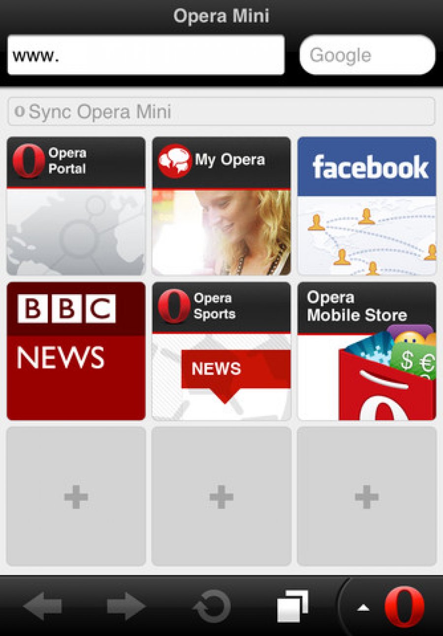 Opera Mini Web browser
