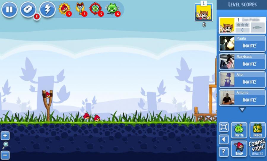 Angry Birds for Facebook